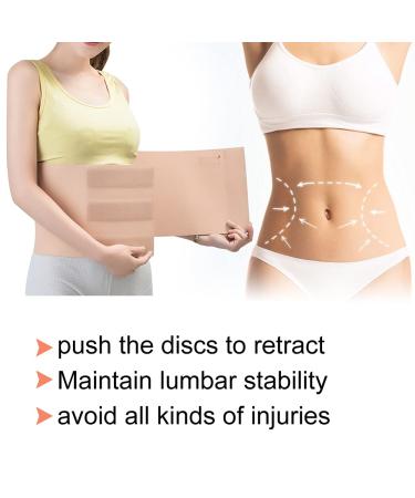 Waist Trimmer Belt | Postpartum Lumbar Support | Elastic Breathable Back Belt for Sports & Running (XL) - Buy Online on GoSupps.com