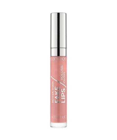 Catrice Better than Fake Lips Volume Gloss LipGloss Lip Gloss No. 020 Dazzling Apricot Nude smoothing nourishing shiny natural radiant vegan microplastics particles free (5ml)