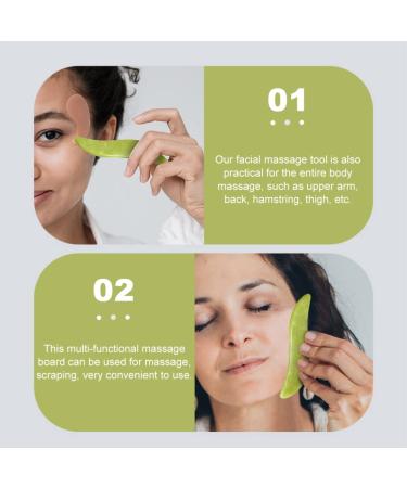 Buy Beaupretty 3pcs Gua Sha Set - Jade Scraping Boards Facial Spatula & Body Massager for Effective Acupoint Therapy & Muscle Relief - Buy Online on GoSupps.com