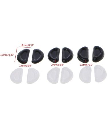 10 Pairs Self-Adhesive D Shape Silicone Nose Pads for Glasses - Non-Slip & Soft | International Shipping Available - Buy Online on GoSupps.com