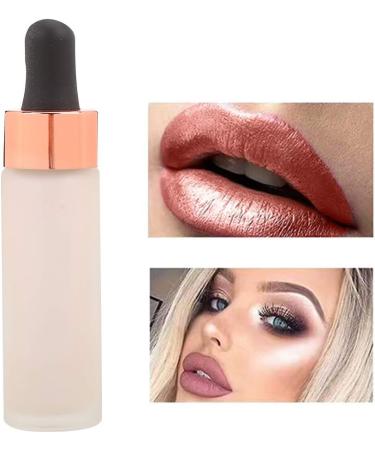 Illuminator Liquid Highlighter Drops Illuminating Fluid Added to Foundation Primer or Moisturiser for a Versatile Glow 15ml(DC004-7#) - Buy Online on GoSupps.com