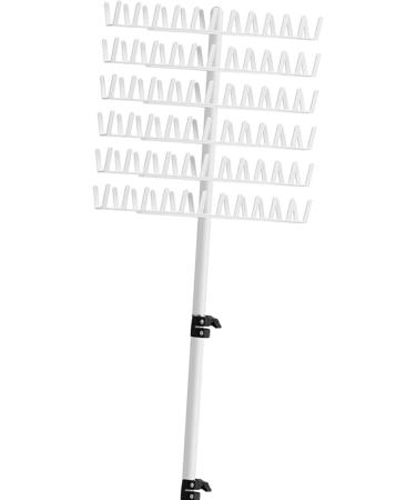 Folpus Braiding Hair Rack Double Sided Standing Hair Stand 144 Pegs Hair Braiding Rack Hair Extension Holder for Stylists Braiders white White 76-128cm - Buy Online on GoSupps.com