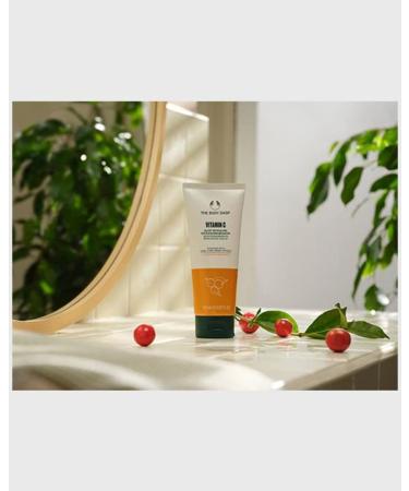 Body Shop Vitamin C Glow Boosting Microdermabrasion Exfoliator 100ml - Vegan Formula for Dull Skin - Buy Online on GoSupps.com
