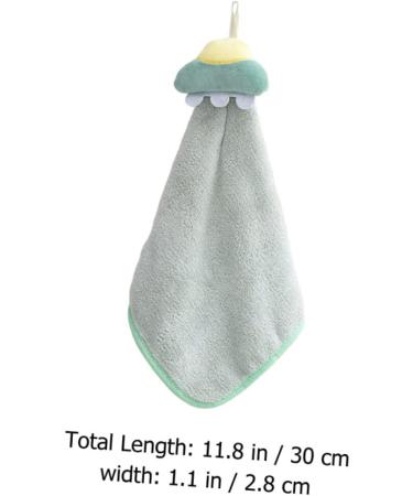 Beavorty 3pcs Infant Terry Cloth Wash Cloths - Absorbent Baby Towels for Bath and Face - Cartoon Hanging Washcloth Set - Buy Online on GoSupps.com