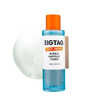Hydrating Toner for Face - Korean Skin Care Micro Bubble Ampoule Toner Teca Zinc & PHA 100ml/3.38oz