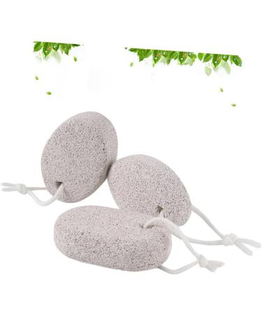 Set of 3 pumice stone exfoliating stone foot bath foot scrubber cleaning tools scrub core stone foot peeling tool feet care bath stone - Buy Online on GoSupps.com