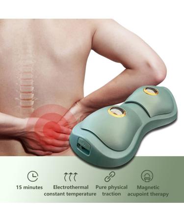 Electrical Lumbar Spine Traction Device with Heat - Adjustable Back Support for Pain Relief & Magnetic Acupuncture Therapy - Buy Online on GoSupps.com