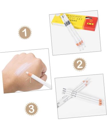 FRCOLOR 2Pcs Eyebrow Pencil Makeup Eyeshadow Face Highlighter Makeup Highlighter Eyebrow Drawing Pencils White Eyebrow Pencil Drawing Eye Brow Pen Eyebrow Makeup - Buy Online on GoSupps.com