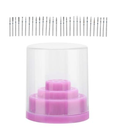 Easy to Carry Nail Drill Case - Purple Nail Drill Display for Home & Salon | International Shipping Available - Buy Online on GoSupps.com