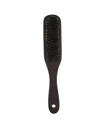 Seasaww Men's Brush Firm Bristle Beard Mustache Grooming Shaving Wooden Handle