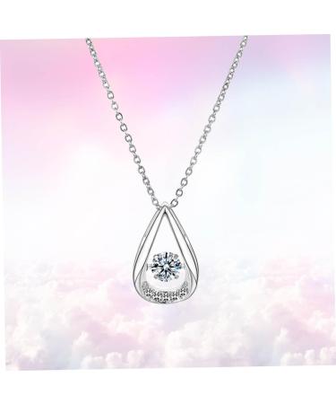 PRETYZOOM 1pc Neck Pendant Drop Necklace Fashion Necklaces for Women Clavicle Chain Miss Sweater Chain Zircon - Buy Online on GoSupps.com