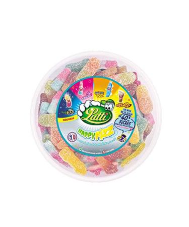 Lutti Happy Fizz Light Sugar Candy Box 450g