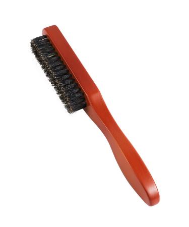 Boar Bristle Hair Brush for Men Soft Beard Brush Hair Styling Tool for Combing Beard Hair Promotes Beard Growth and Improving Texture
