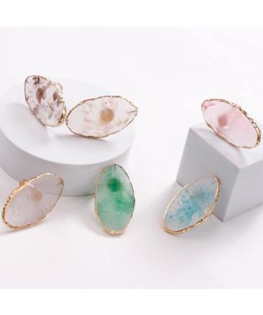 Buy Nail Art Finger Ring Palette - Beige Polish Holder & Color Mixing Plates for Perfect Manicures | International Shipping - Buy Online on GoSupps.com