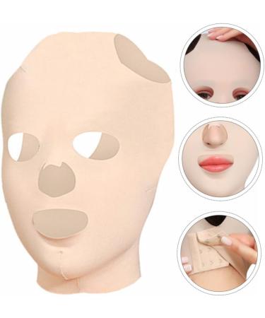 Beavorty 1Pc thin cheek Skin Lifting V- Shape Slimming chin cheek slim double chin strap sleep Skin Tighten Miss 50% spandex makeup skin tightening - Buy Online on GoSupps.com