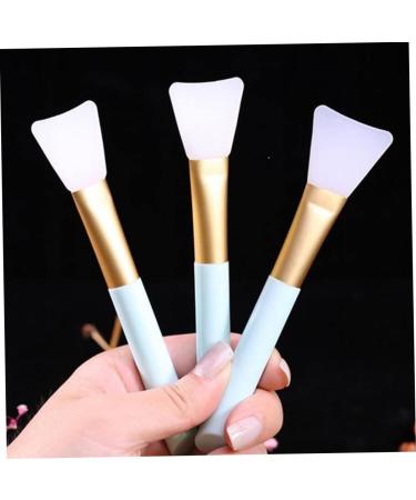 Facial Mask Brush Silicone Facial Mask Brush Hairless Face Makeup Applicator Mud Mask Brush DIY Mask Cosmetic Brush Blue - Buy Online on GoSupps.com