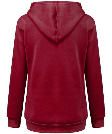 Pet Carrier Hooded Sweatshirt for Men Women | Kangaroo Pouch Holder Shirt | Plus Size | Wine - Large - Buy Online on GoSupps.com