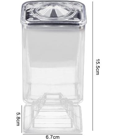 Honrane Cotton Pad Holder Cosmetic Cotton Pad Organizer Makeup Cotton Pad Box Dust Proof Cover Transparent Acrylic Nail Art Remover Paper Wipe Holder Storage Supplies Transparent - Buy Online on GoSupps.com