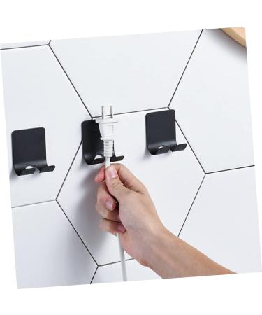 CABILOCK 16 STK Self-Adhesive Razor Hooks | Rustproof Steel Kitchen Utensil & Toothbrush Holder | Black | International Shipping - Buy Online on GoSupps.com