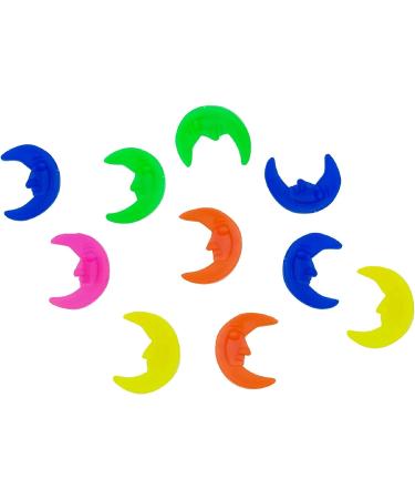 72PCS Plastic Bicycle Spoke Beads - Mixed Color Bike Wheel Decorations - Star+Moon+Lightning Shapes - Buy Online on GoSupps.com
