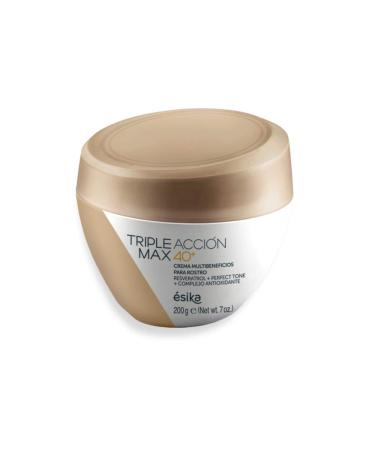 Esika Triple Action Max 40+ Multibenefits Moisturizer with Reservatrol Perfect Tone and Antioxidant Complex 7 oz (200 g)