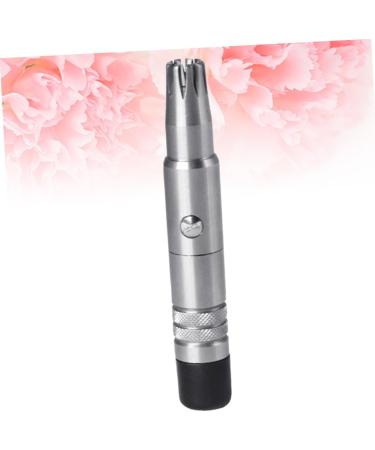 Healeved Manual Nose Trimmer Silver Portable Nose Trimmer for Men and Women Nose Trimmer Nose Cleaning - Buy Online on GoSupps.com