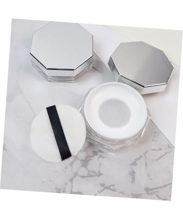 GALPADA Loose Powder Holder 2 Sets Octagonal Loose Powder Box Sponges Makeup Cosmetic Holder Baby Powder Puff Makeup Sponge Holder s Makeup Powder Boxes Cosmetic Rack Abs - Buy Online on GoSupps.com