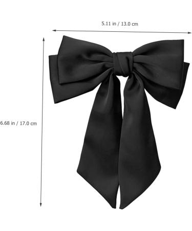 TOVINANNA Bow Hairpin Hair Ribbons Barrettes for Hair Bow Hair Clips Hair Bows for Women Hair Barrettes for Women Hair Bows for Teens Large Bow Hair Clip Hair Bow Clips Ponytail Clip - Buy Online on GoSupps.com