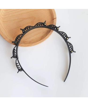 4-Piece Bangs Hairpins Set - Hair Clips & Headband for Effortless Hairstyles | Black Hair Accessories for Perfect Styling - Buy Online on GoSupps.com