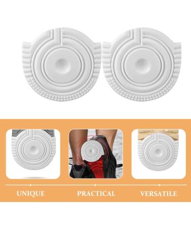 Buy Healeved Non-Slip Shoe Pads - Durable Heel Protectors for Sneakers | 1 Pair Rubber Sole Protector White 7.10x7.00x0.40CM - Shop Now - Buy Online on GoSupps.com