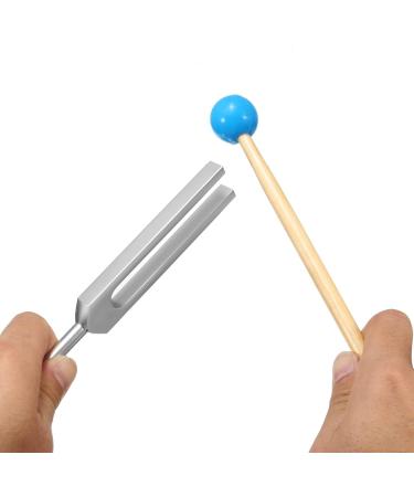 Bysameyee 528Hz Tuning Fork Medical with Taylor Percussion Hammer Mallet for Sound Healing Therapy - Aluminum Alloy Tuning Forks for DNA Repair and Instrument Tune - Buy Online on GoSupps.com