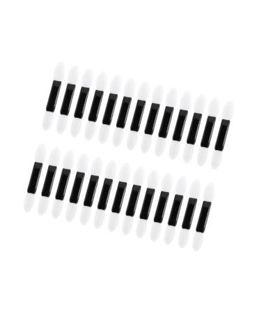 FRCOLOR 100pcs Eyeshadow Make up Applicators for Face Eye Shadow Applicator Makeup Brush Double Head Suit