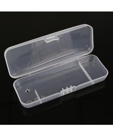 Jinsening Transparent Razor Box - Ideal Storage for Razors & Accessories | Durable Plastic Container for Manual Shaving - Buy Online on GoSupps.com