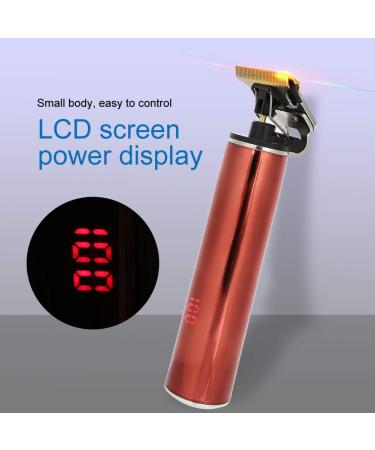 Electric Trimmer LCD Display Hair Trimmer for Hair Salon for Home(Red) - Buy Online on GoSupps.com