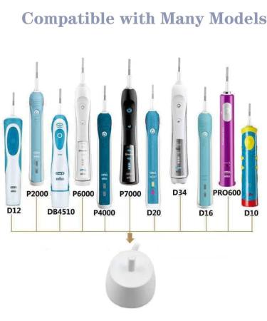 Electric Toothbrush Charger for Oral-b Type 3757 - UK 3 Pin Inductive Charging Base - Compatible with Braun - White - Buy Online on GoSupps.com