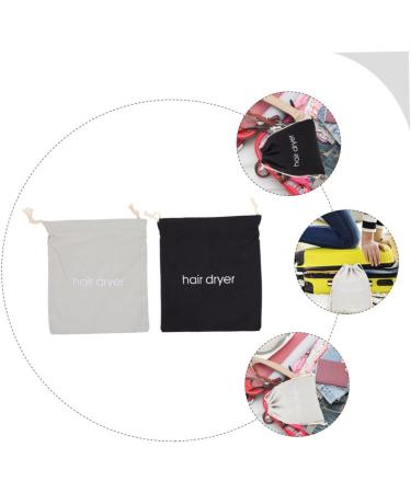 WOONEKY 2pcs Hair Dryer Storage Bag Practical Bags Bag Organizer for Traveling Blow Dryer Attachment Fabric - Buy Online on GoSupps.com