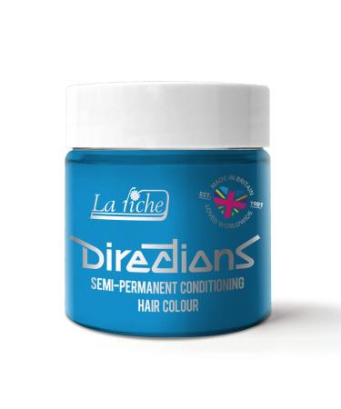 La Riche Directions Semi-Permanent Hair Color 100ml Tub - Pastel Blue Pastel Blue 100.00 ml (Pack of 1)