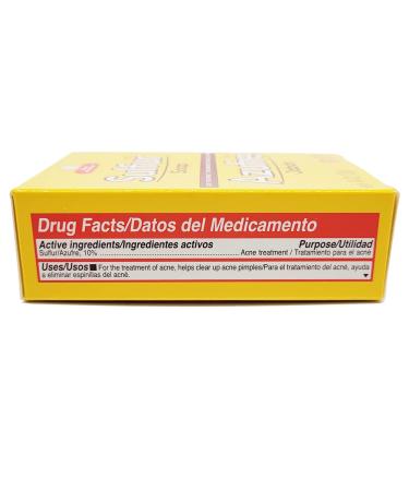 Grisi Bio Sulfur Soap with Lanolin 4.4 oz (Pack of 12) - Natural Acne Treatment Bar - Buy Online on GoSupps.com