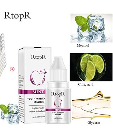 RtopR Teeth Whitening Essence - Plant Extracts | Natural Whitening Agent - Buy Online on GoSupps.com
