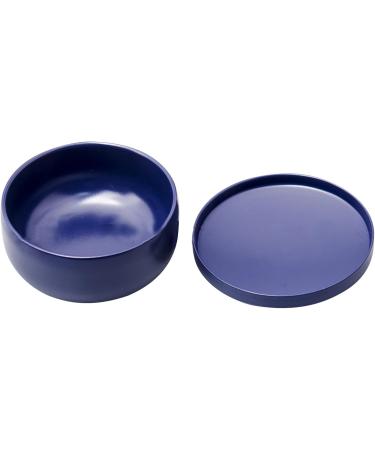 Beard Soap Cream Bowl Stainless Steel Shaving Soap Bowl with Lid Washable Multi Functional Trimming Foaming Soap Bowl Blue for Men Easy to Lather Wet Shave - Buy Online on GoSupps.com