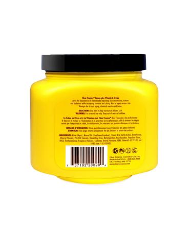 Clear Essence Lemon Plus Vitamin C and A Skin Brightening Creme | Dark Spot Remover for Face | Body Cream Moisturizer | Glow Cream for Aging Skin - 19 Oz - Buy Online on GoSupps.com