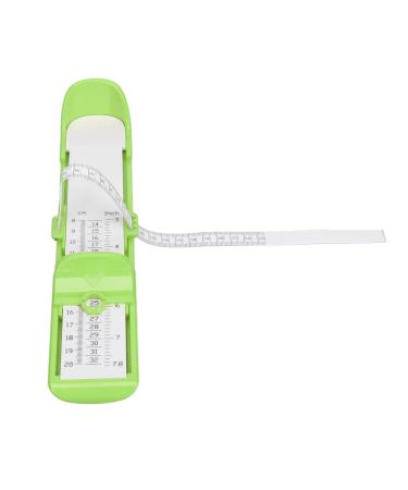 Foot Measuring Device Eco Friendly Precise Foot Measurer ABS PP Practical Easy Carrying for Shop for Kids (Green)