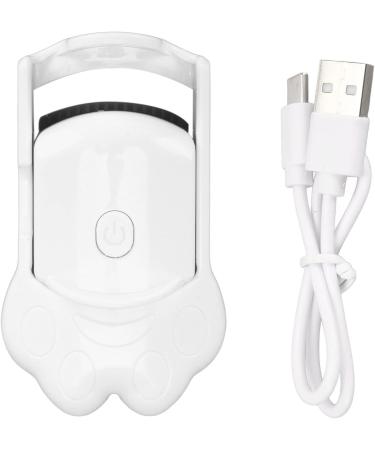 Buy Heated Lash Curler | Rechargeable Eyelash Curler with 2 Modes | Quick & Portable Eyelash Styling (White) - International Shipping - Buy Online on GoSupps.com