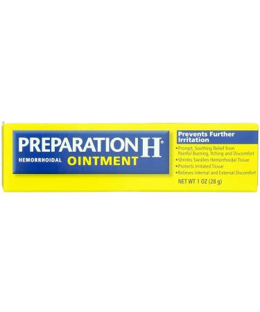 Prep H Ointment Size 1z Preparation H Hemorrhoidal Ointment 1oz