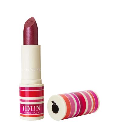 IDUN Minerals Creme Lipstick - Ultra  Creamy Texture - Rich Color Payoff - Comfortable Long Lasting Finish - Suitable For All Skin Types - Sylvia  0.12 Ounce  (I0100323) Bordeaux