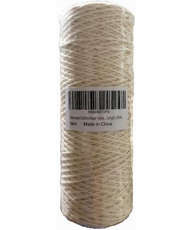 1mm x 657ft Cotton Rope Macrame Cord for Crafts & Jewelry Making | Feelmate - Buy Online on GoSupps.com