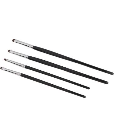 4pcs Eye Shadow Eyeline Brushes Soft Brush Comfortable Handle Hair Detail Makeup Brush Kit - Buy Online on GoSupps.com