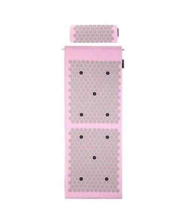 HMS Unisex Adult AKM04 Acupressure Mat Pink 125 x 48 cm