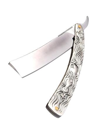 WOONEKY 1STK manual razor on shave razor wet razor hair razor for men's haircut old razor facial razor beard razor razor in the old style metal scraper scraper