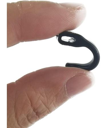 NSBELL 20 Pairs Anti-Slip Glasses Ear Hooks for Kids & Adults | Sports Glasses Holders | Silicone Ears for Sunglasses & Reading Glasses | Black & Transparent - Buy Online on GoSupps.com
